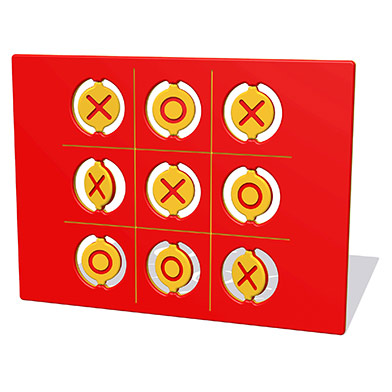 Flip-Over Noughts & Crosses Play Panel Flip-Over Noughts & Crosses Play Panel