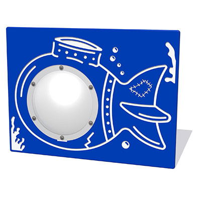 Underwater Sub Play Panel with Clear Dome Underwater Sub Play Panel with Clear Dome