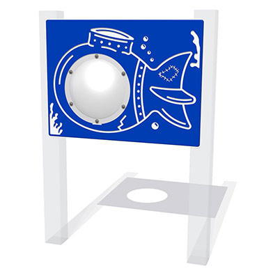 Underwater Sub Play Panel with Clear Dome