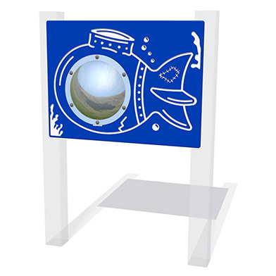 Underwater Sub Play Panel with Mirrored Dome