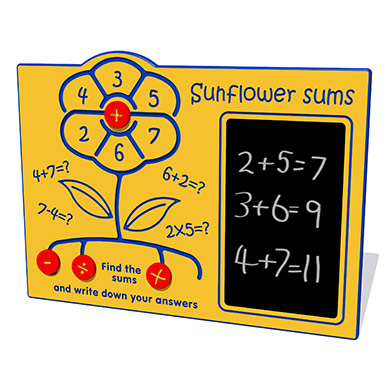 Sunflower Sums Play Panel
