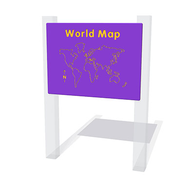 World Map Play Panel