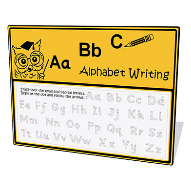 Alphabet Writing Play Panel Alphabet Writing Play Panel