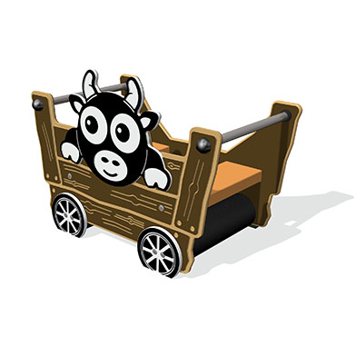 Tractor Trailer with Cow Tractor Trailer with Cow