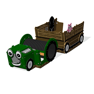 Terry the Tractor and Activity Trailer Set Terry the Tractor and Activity Trailer Set