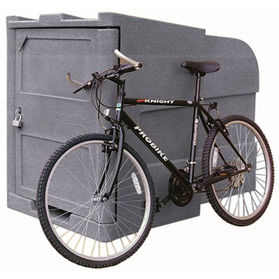 BykeBin With Advertising Panels, Fixing Bolts & Padlock BykeBin With Advertising Panels, Fixing Bolts & Padlock