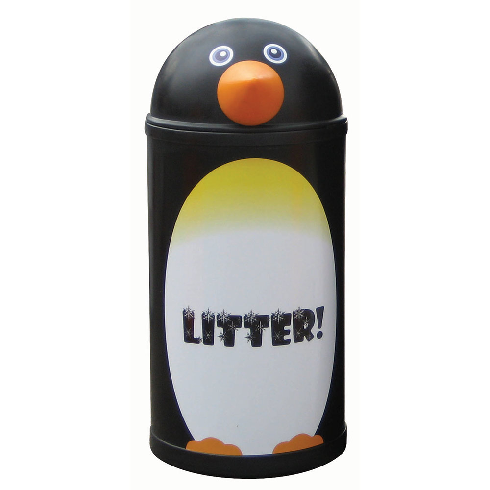 Small Penguin Litter Bin Small Penguin Litter Bin