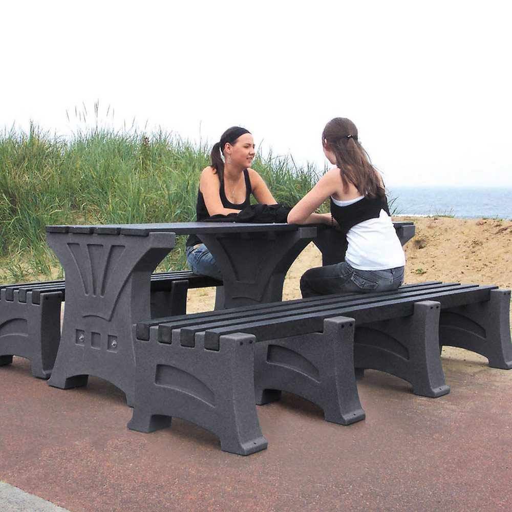 Table and 2 x Four Person Bench Table and 2 x Four Person Bench