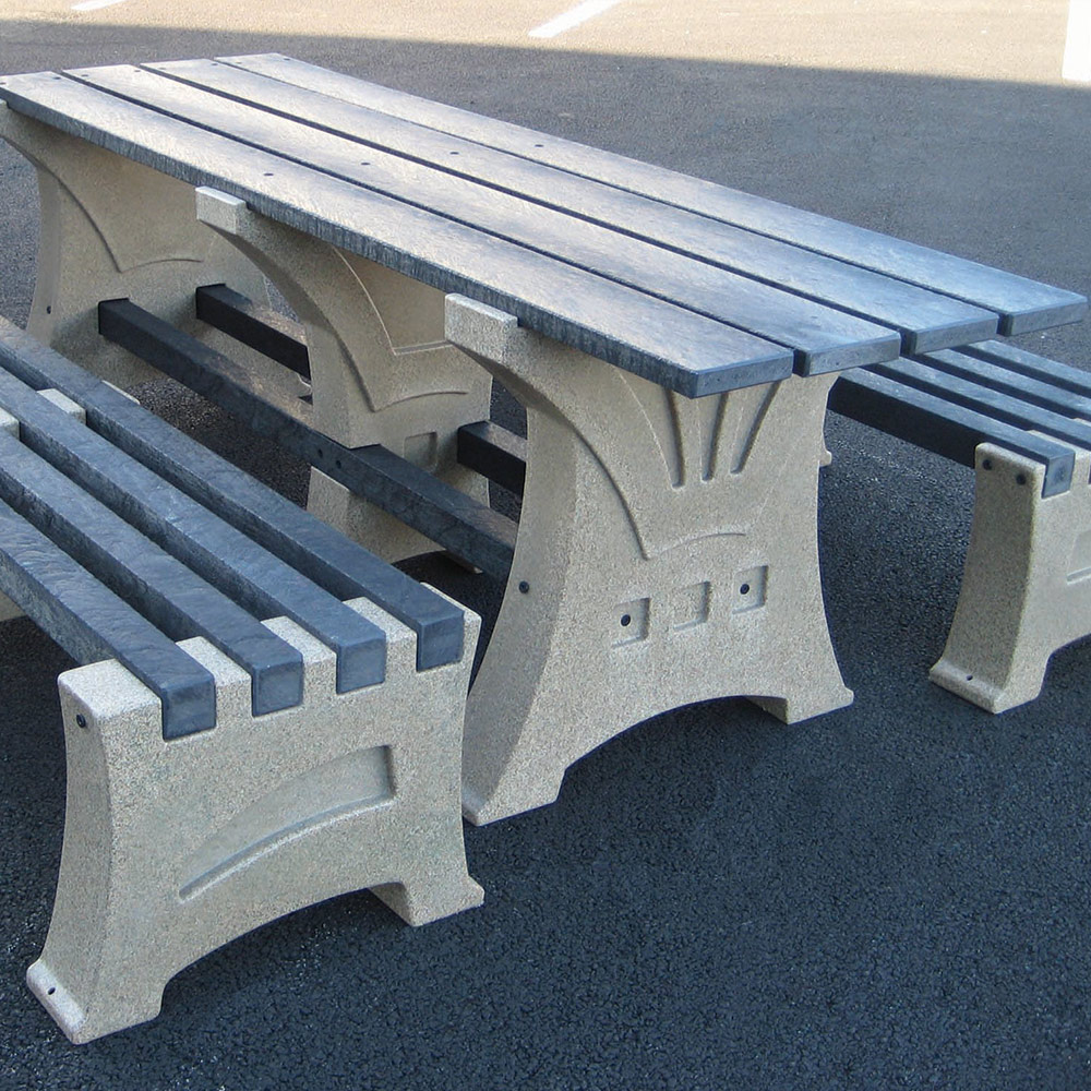 Table and 2 x Four Person Bench Table and 2 x Four Person Bench