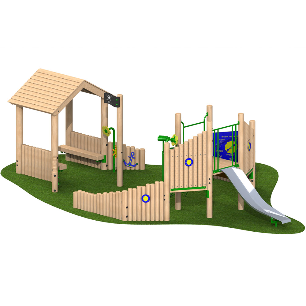 Large Timber Pirate Ship Large Timber Pirate Ship