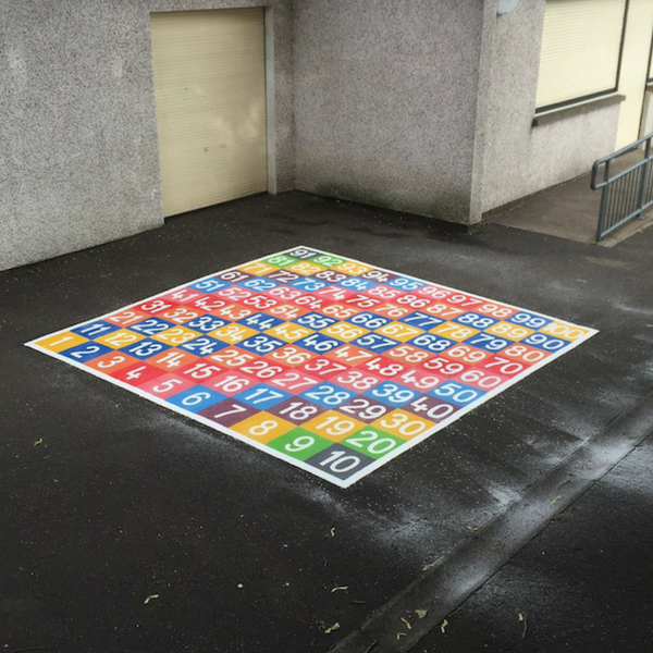 1-100 Grid Solid Colour 1-100 Grid Solid Colour