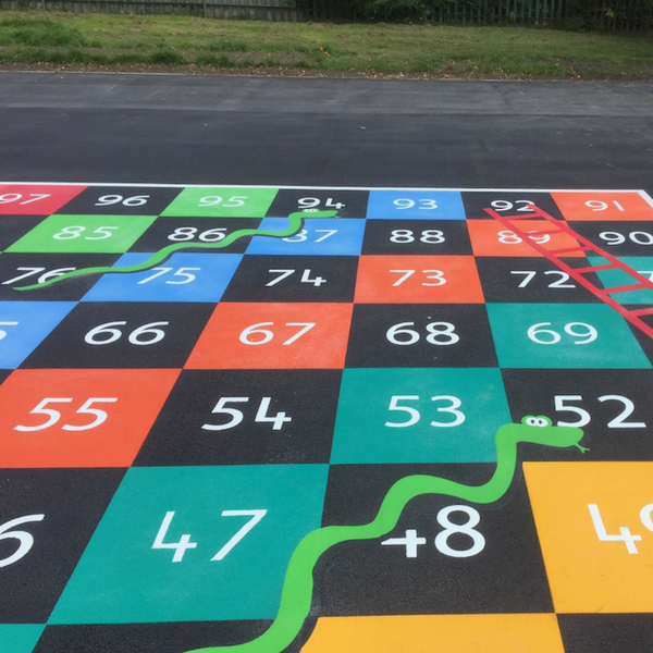 1-100 Snakes & Ladders Half Solid 1-100 Snakes & Ladders Half Solid