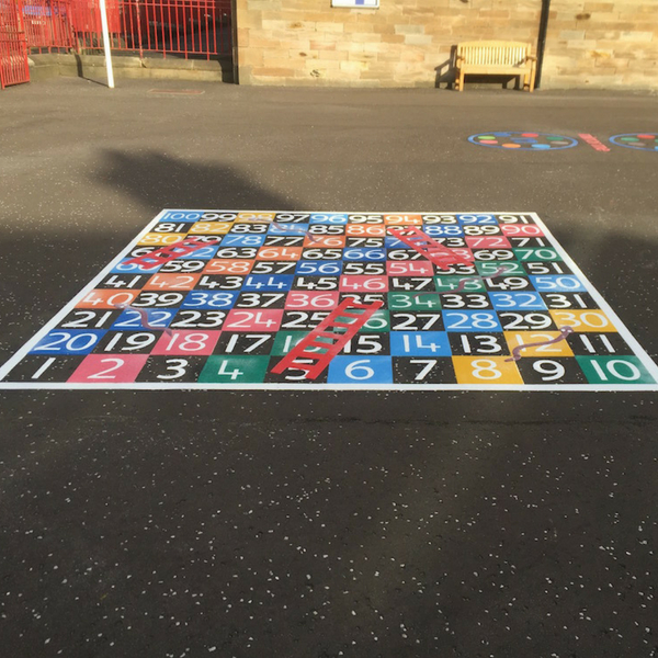1-100 Snakes & Ladders Half Solid 1-100 Snakes & Ladders Half Solid