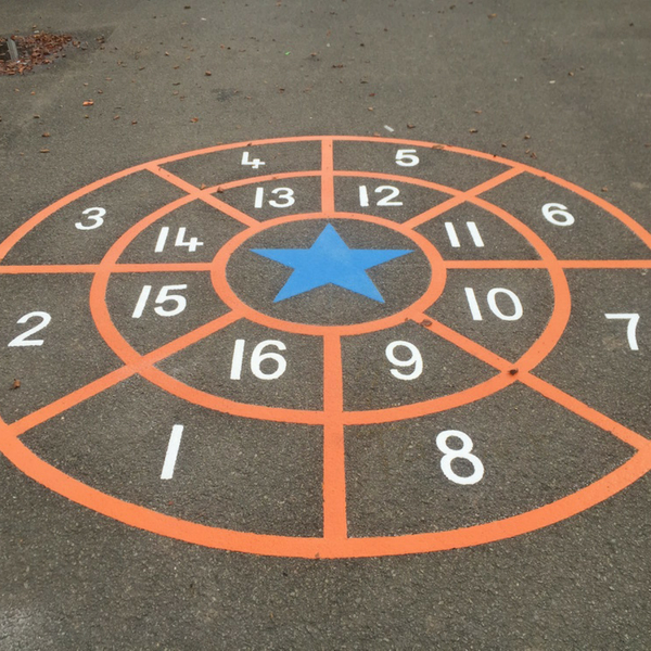 Bullseye Target Playground Markings