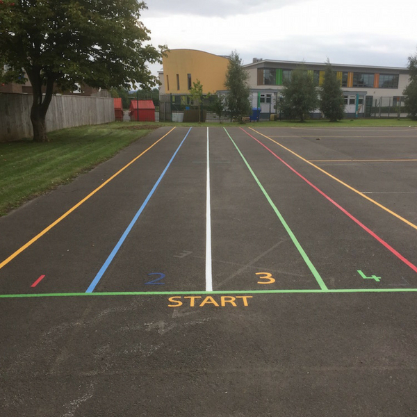 4 Lane Sprint Track 4 Lane Sprint Track