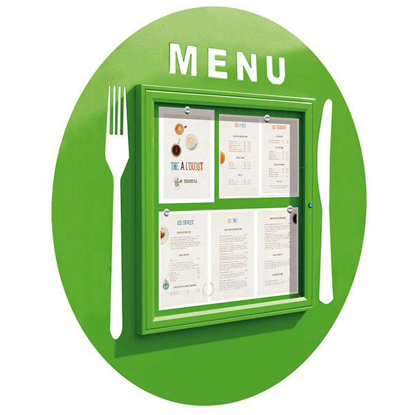 Round Menu Notice Board Round Menu Notice Board
