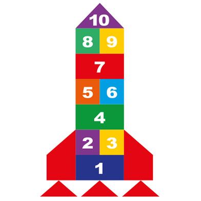 Rocket Hopscotch 400 (using 400mm squares)
