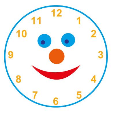 3m Clock Smiley Face