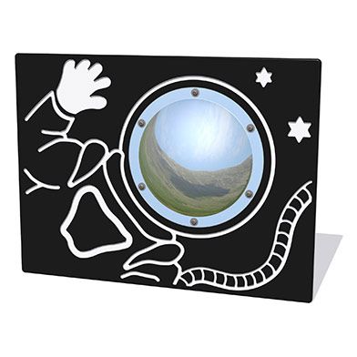 Spaceman Play Panel with Mirrored Dome