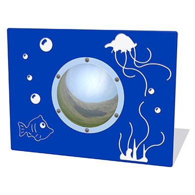 Underwater Scene Play Panel with Mirrored Dome