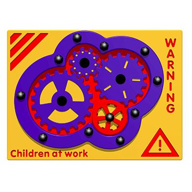 Children at Work Cog Play Panel