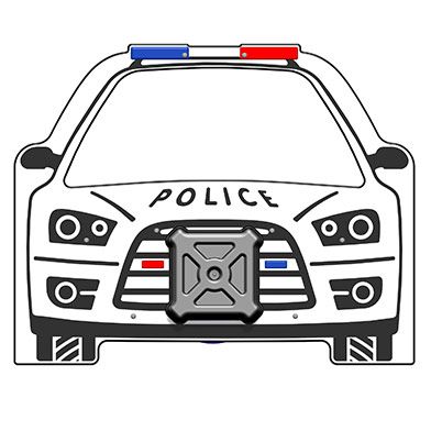 PlayTronic Police Car Panel