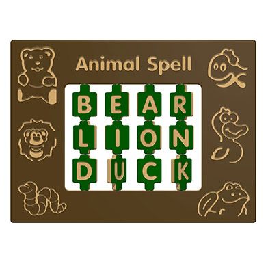 Animal Spelling Play Panel