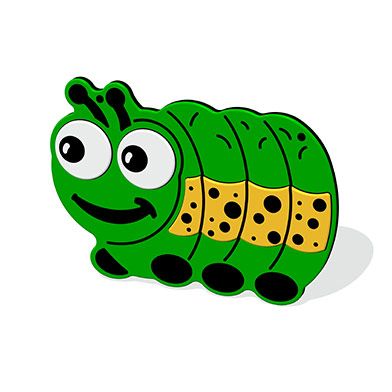 Mini Beast Caterpillar Plaque