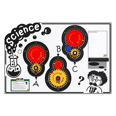 Scientific Gears Play Panel