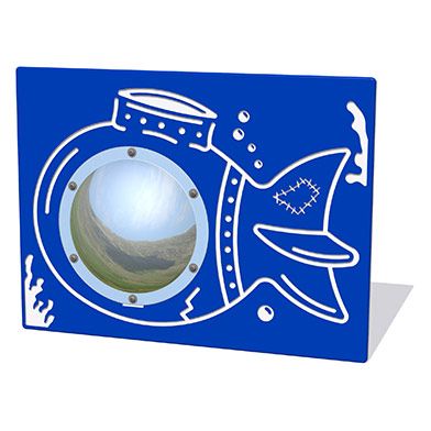 Underwater Sub Play Panel with Mirrored Dome