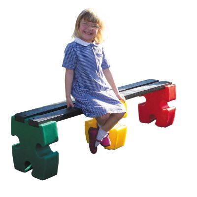 Four Person Jigsaw Bench