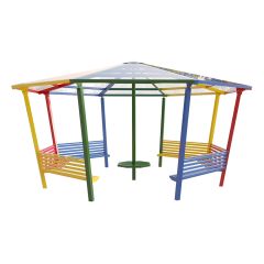 8 Sided Shelter with 6 Seats