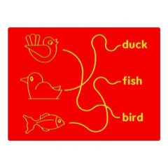 Bird, Duck & Fish Trace Play Panel