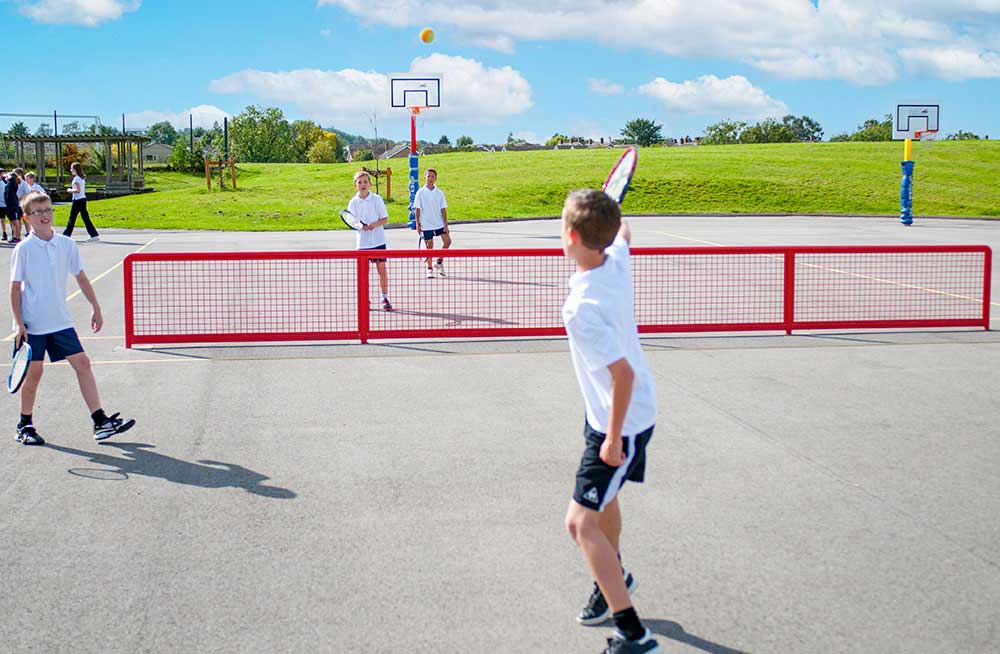 Steel tennis nets