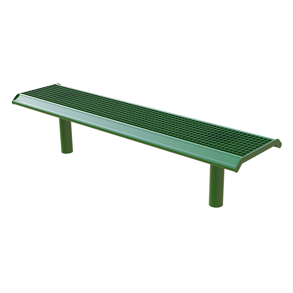 Steel Grated Bench Single Colour 2M Steel Grated Bench Single Colour 2M