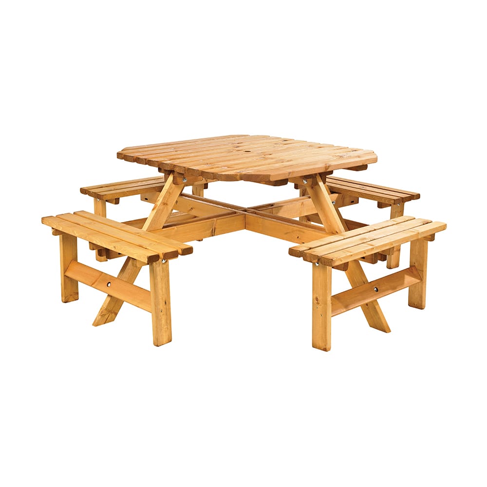 Octagonal 8 Seater Picnic Bench Octagonal 8 Seater Picnic Bench