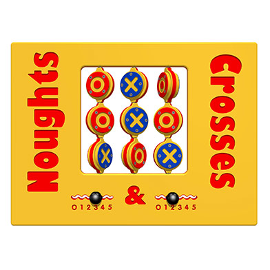 Chunky Noughts & Crosses Play Panel Chunky Noughts & Crosses Play Panel