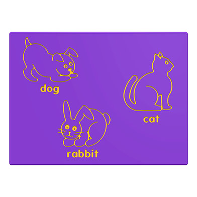 Dog, Cat & Rabbit Play Panel Dog, Cat & Rabbit Play Panel