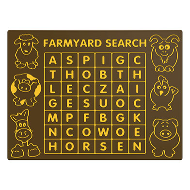 Farmyard Search Play Panel Farmyard Search Play Panel