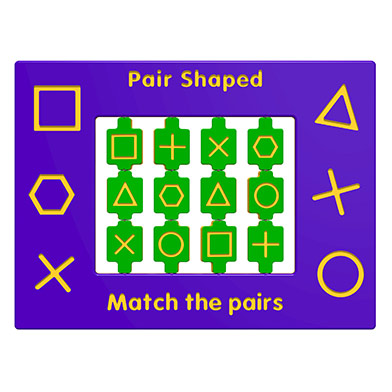Pair Shaped Play Panel Pair Shaped Play Panel