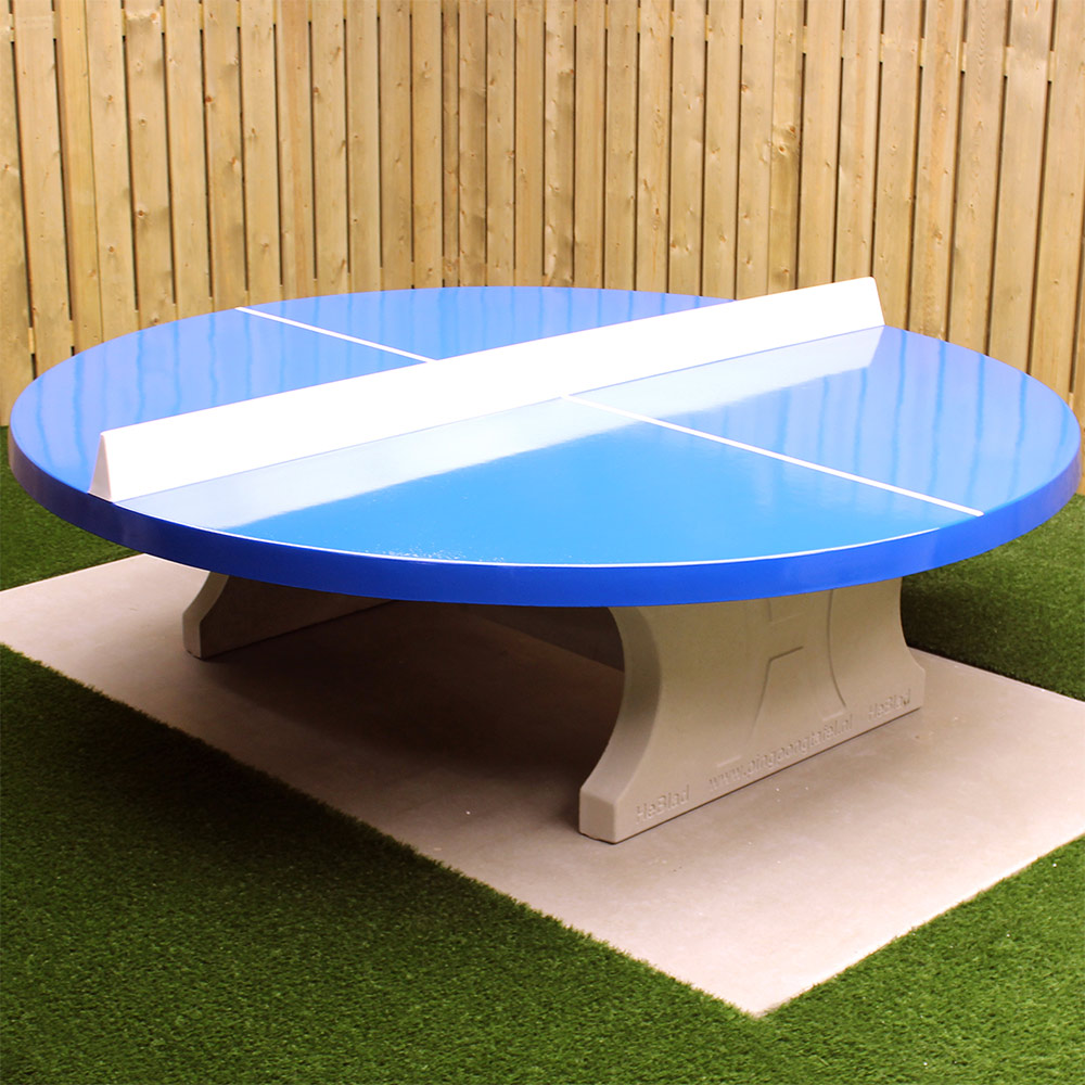 Round Concrete Ping-Pong Table Round Concrete Ping-Pong Table
