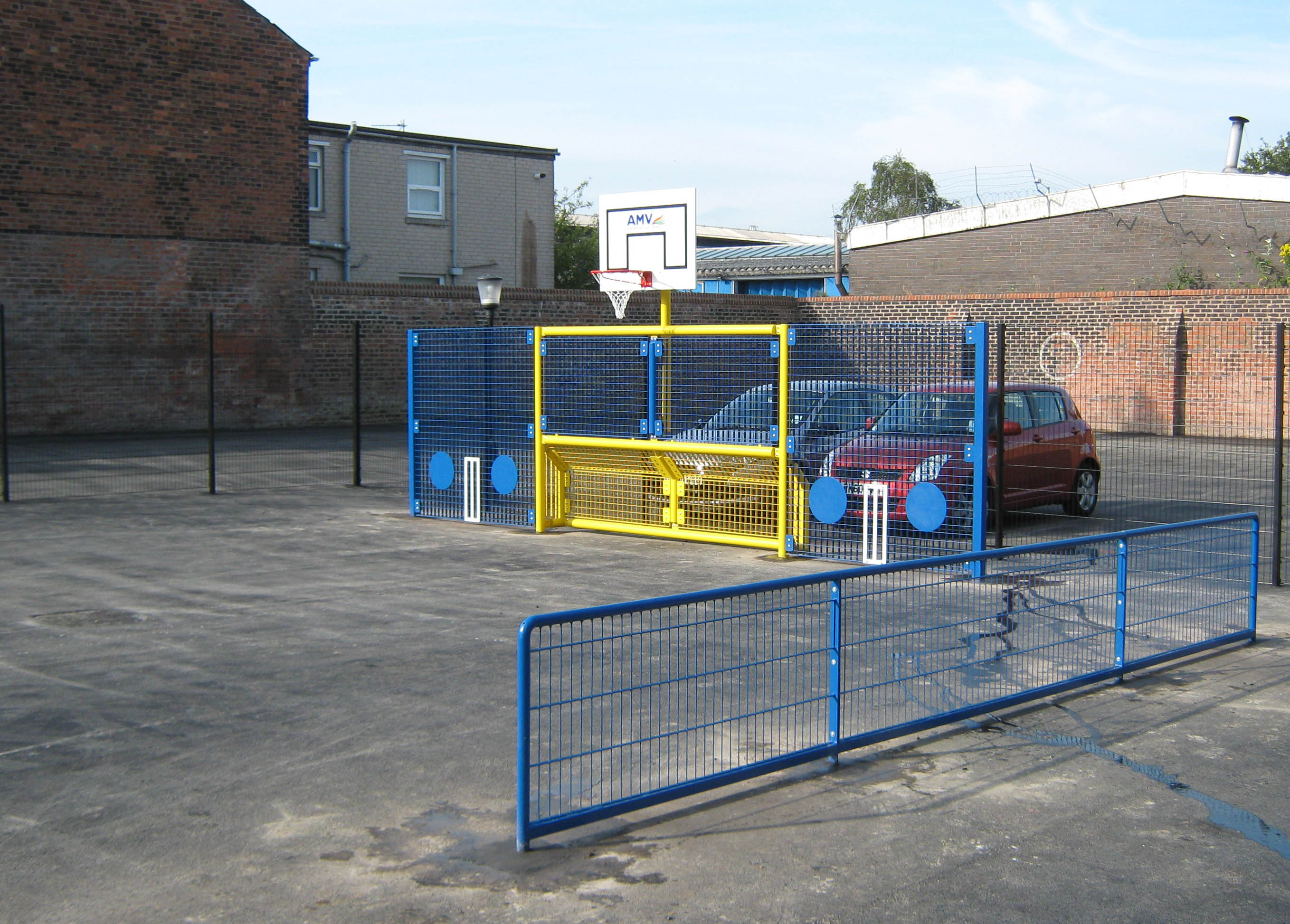 School Playground Development in Summer Holidays